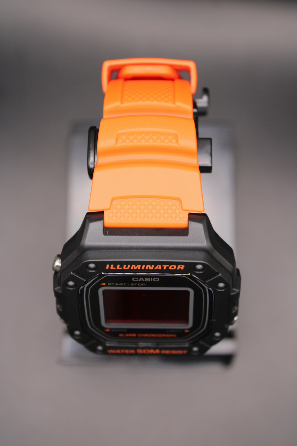 Limited Edition - Red Casio W218H - Orange Strap Custom (Brand New)