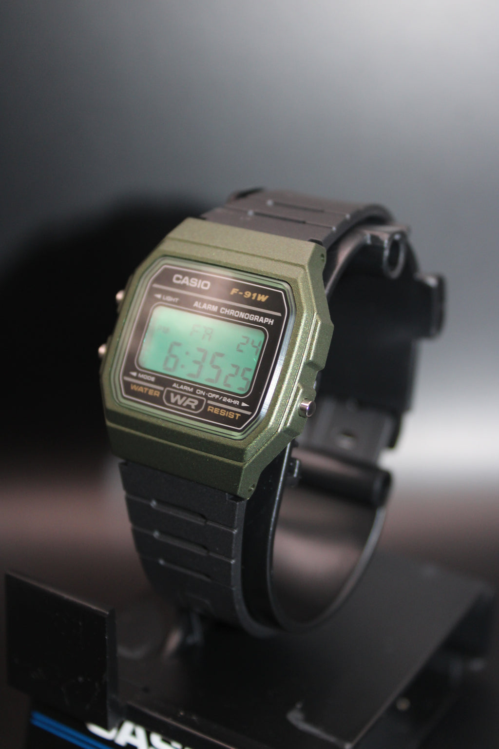 "Tracker" - Casio F91W Green Filter Mod Limited Edition