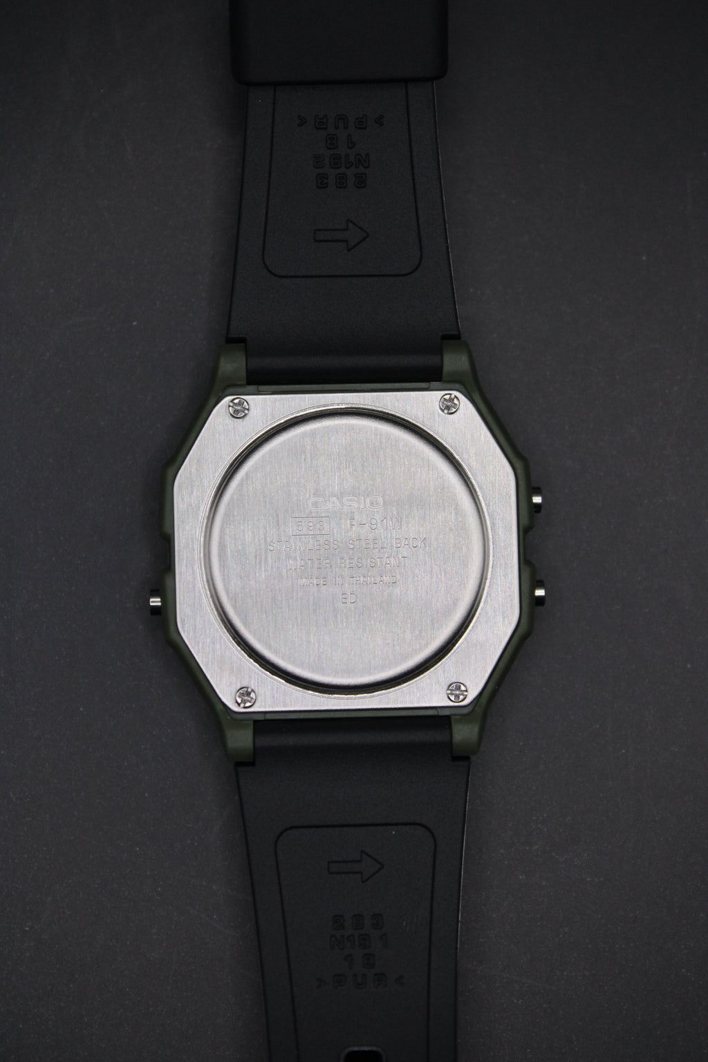 "Tracker" - Casio F91W Green Filter Mod Limited Edition